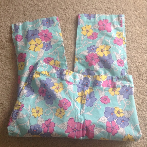 Lilly Pulitzer Pants - Lilly Pulitzer Floral Capri